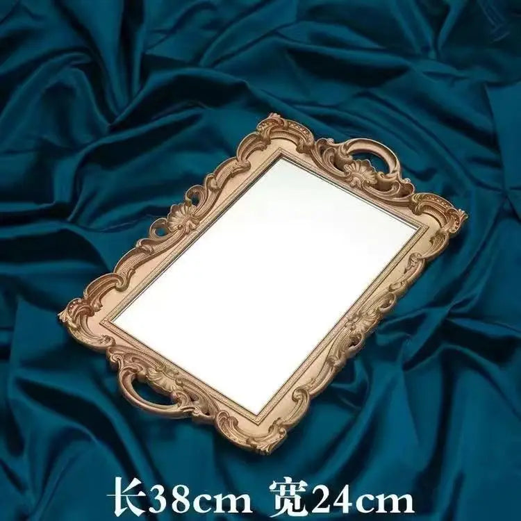 FRENCH VINTAGE VICTORIAN BAROQUE MAKEUP MIRRORS - GOTH-O-CLOCK