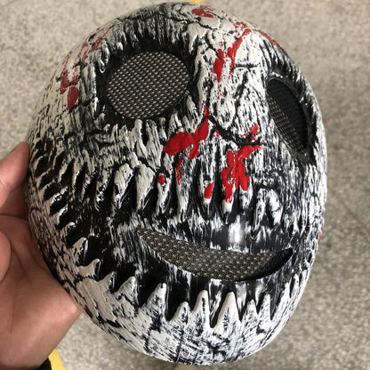 CREEPY SMILEY BLOODY HALLOWEEN FACE MASK - GOTH-O-CLOCK