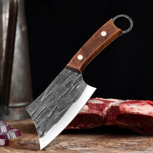 STAINLESS STEEL CLEAVER KITCHEN KNIFE - GOTH-O-CLOCK