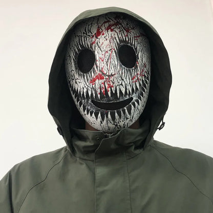 CREEPY SMILEY BLOODY HALLOWEEN FACE MASK - GOTH-O-CLOCK